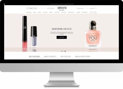 Site Internet Armani