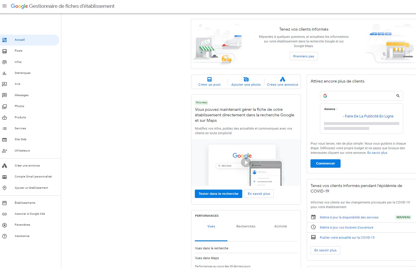 GPB outil seo local google profile business